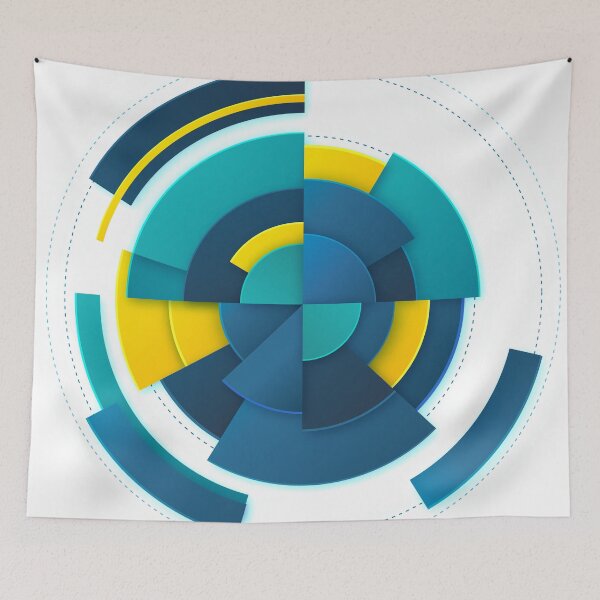 Item preview, Geometric Gradient Pattern designed and sold by EVERTEESLOVER.