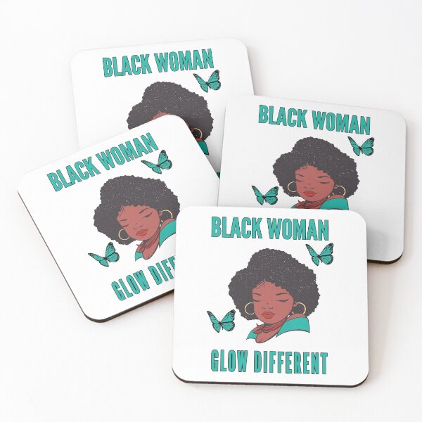 Item preview, Black Women Glow Differently-Black History Month designed and sold by Club7Studios.