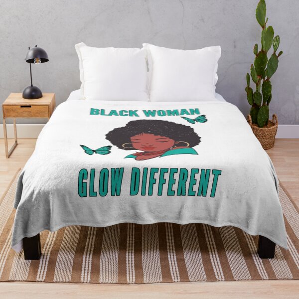 Item preview, Black Women Glow Differently-Black History Month designed and sold by Club7Studios.