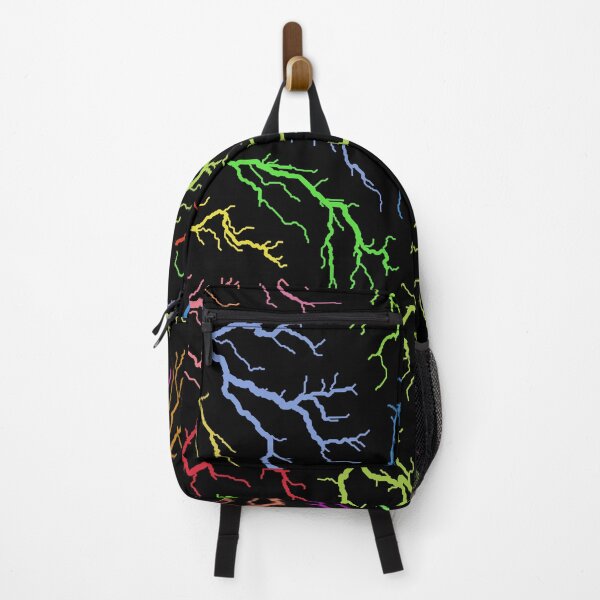 Item preview, Sri Lanka River Basin Map in Rainbow Colours with Black Background designed and sold by GrasshopperGeo.