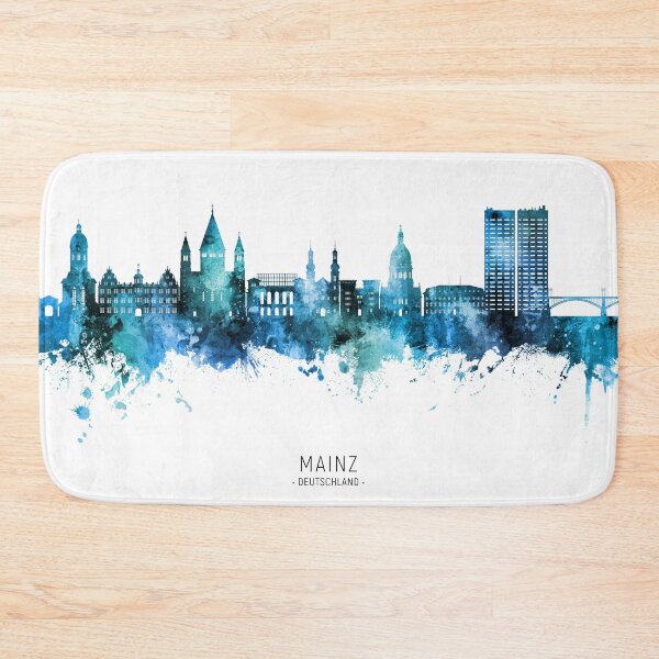 Item preview, Mainz Germany Skyline designed and sold by ArtPrints.