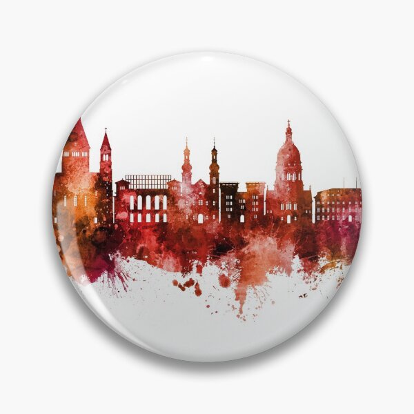 Item preview, Mainz Germany Skyline designed and sold by ArtPrints.