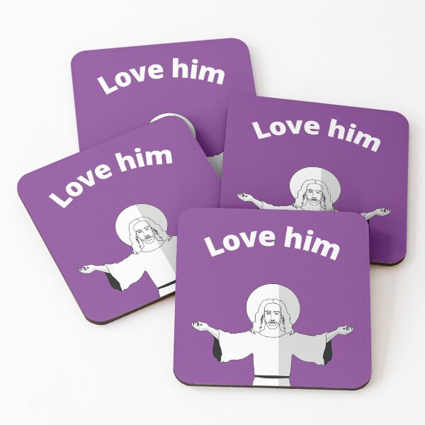 Item preview, Love him - Jesus Christ son of god designed and sold by Hanger52.