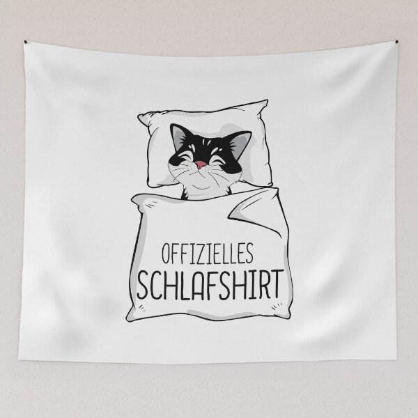 Item preview, Official sleep shirt cat love graphic design designed and sold by brunsch-print.