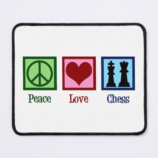Item preview, Peace Love Chess designed and sold by Epic Love Designs.