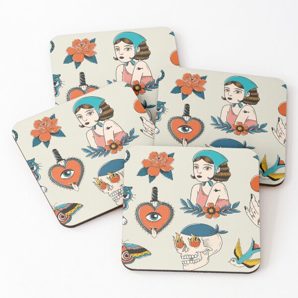 Item preview, Retro graphic tattoos collection designed and sold by Nowruz.
