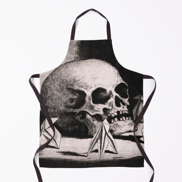 Item preview, The Origami of Death Skull Sketch designed and sold by wakingupvintage.