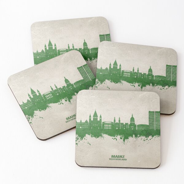 Item preview, Mainz Germany Skyline designed and sold by ArtPrints.