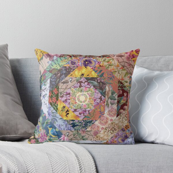 Item preview, Decorative flower patchwork #15 designed and sold by fairytaleprints.