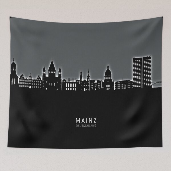 Item preview, Mainz Germany Skyline designed and sold by ArtPrints.