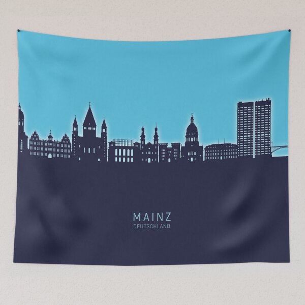 Item preview, Mainz Germany Skyline designed and sold by ArtPrints.