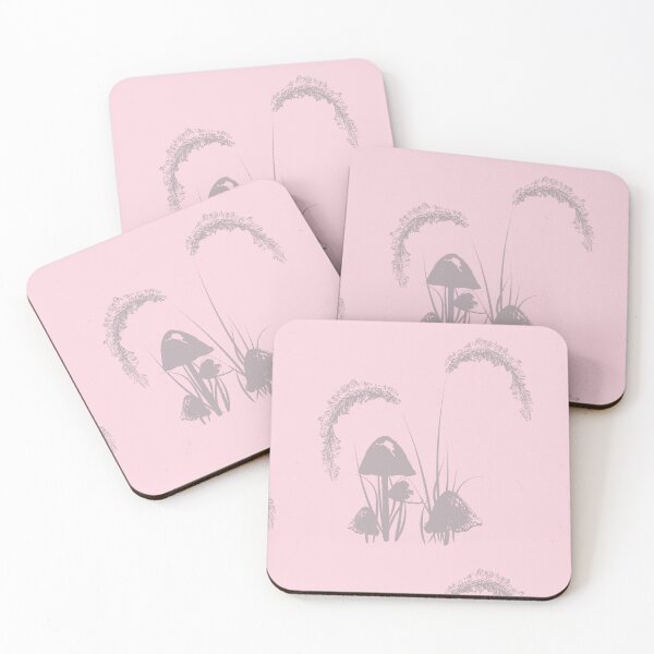 Item preview, Mushroom Buds in Bubblegum designed and sold by maggie-byrd.