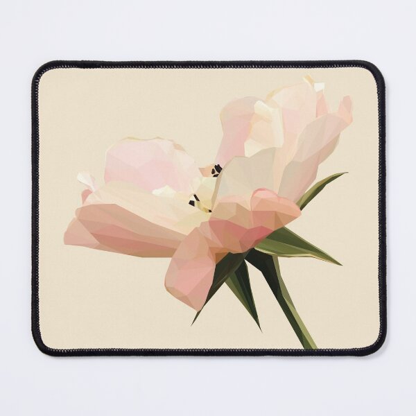 Item preview, Low Poly Peach Rose designed and sold by ErinFCampbell.