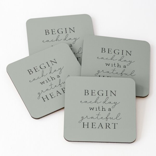 Artikelvorschau, Begin Each Day with a grateful Heart entworfen und verkauft von Sheepherder120.
