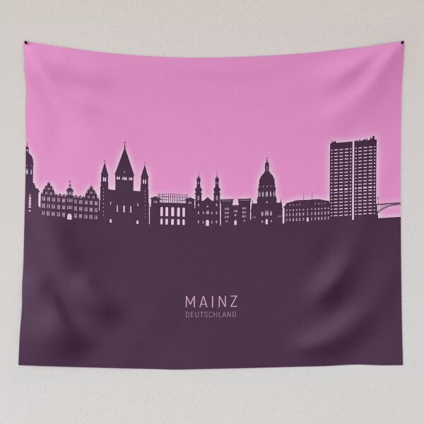Item preview, Mainz Germany Skyline designed and sold by ArtPrints.
