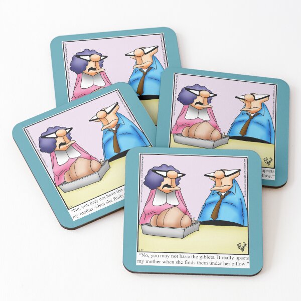 Item preview, Funny "Spectickles" Thanksgiving Turkey Giblets Cartoon Humor designed and sold by abbottoons.