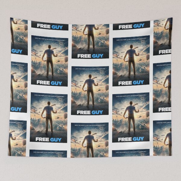 Item preview, FREE GUY (2021) Graphic T-Shirt designed and sold by HendraxKane.