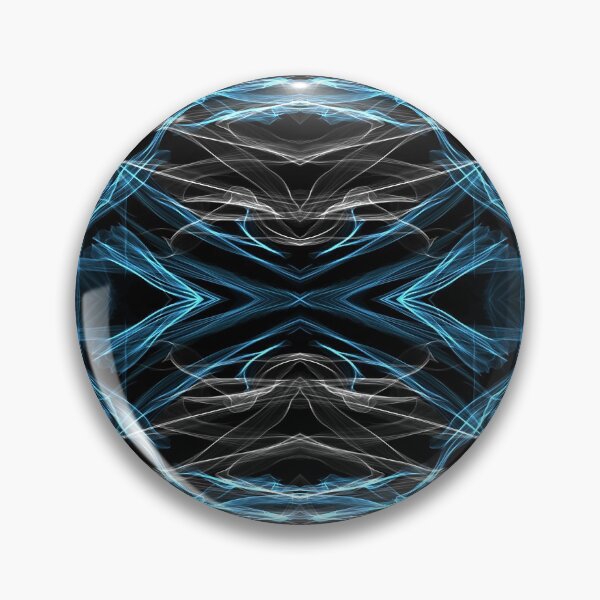 Item preview, Liquid Light Series #93 ~ Blue and Grey Abstract Fractal Pattern designed and sold by Ascension Vibrations.