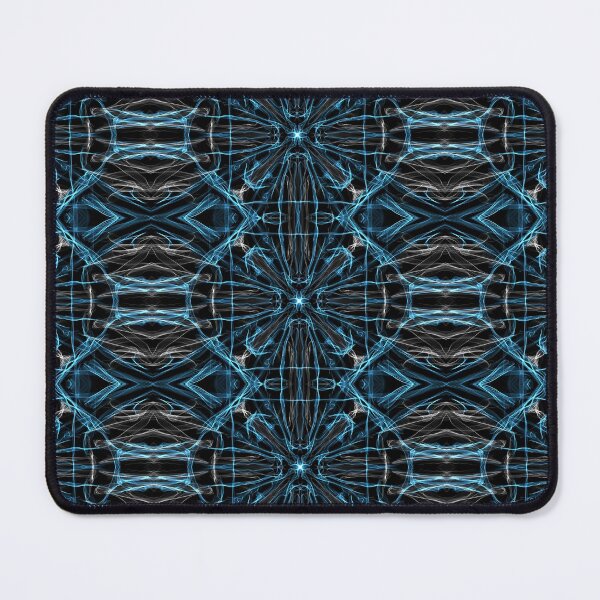 Item preview, Liquid Light Series #93 ~ Blue and Grey Abstract Fractal Pattern designed and sold by Ascension Vibrations.