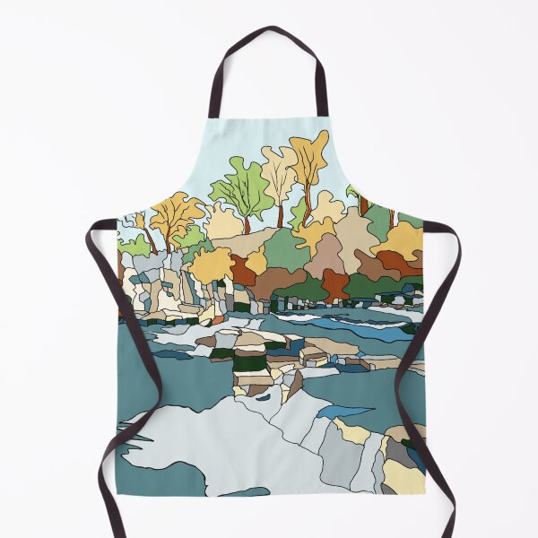 Item preview, River Swale Falls, Richmond, North Yorkshire - digital art designed and sold by Jenny Cathcart.
