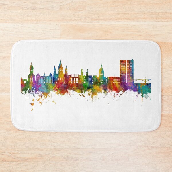 Item preview, Mainz Germany Skyline designed and sold by ArtPrints.