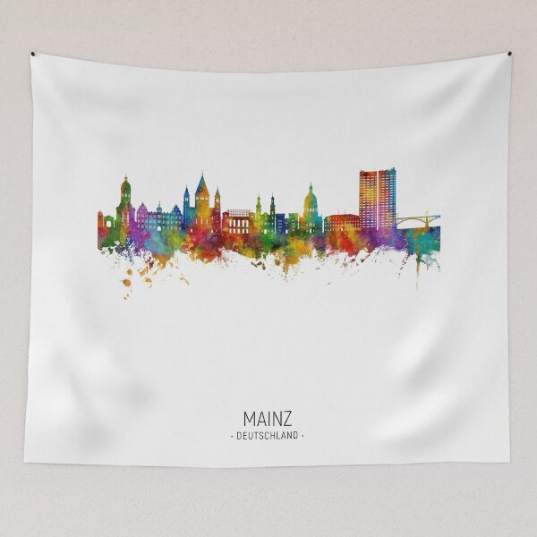 Item preview, Mainz Germany Skyline designed and sold by ArtPrints.