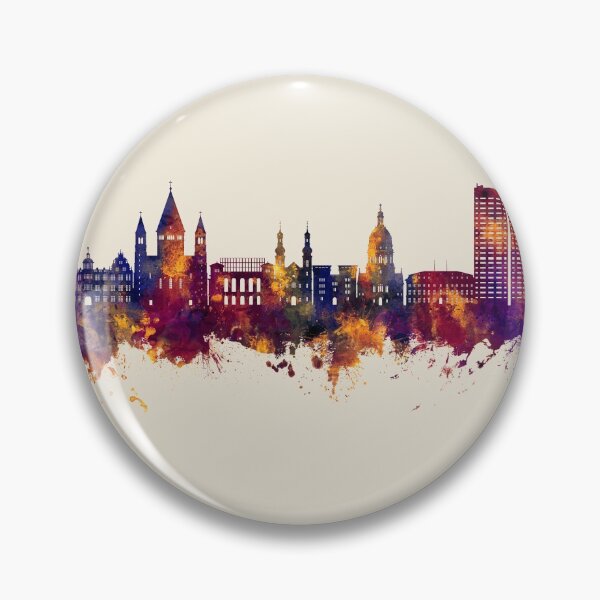Item preview, Mainz Germany Skyline designed and sold by ArtPrints.