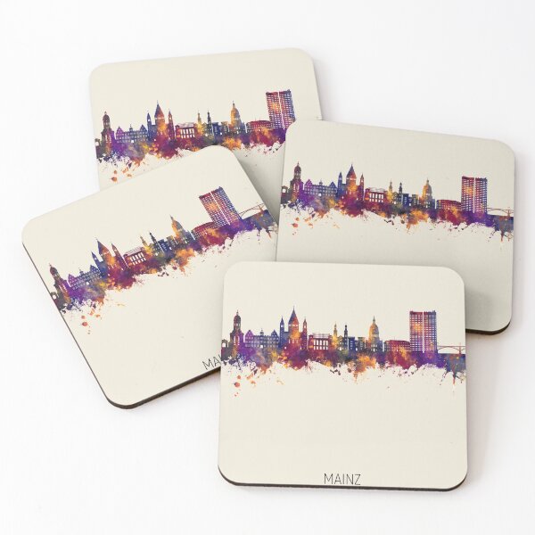 Item preview, Mainz Germany Skyline designed and sold by ArtPrints.