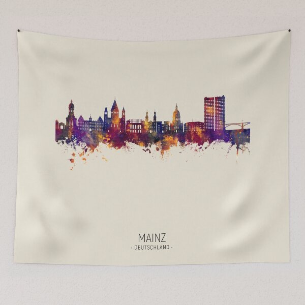 Item preview, Mainz Germany Skyline designed and sold by ArtPrints.