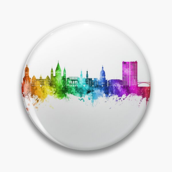 Item preview, Mainz Germany Skyline designed and sold by ArtPrints.