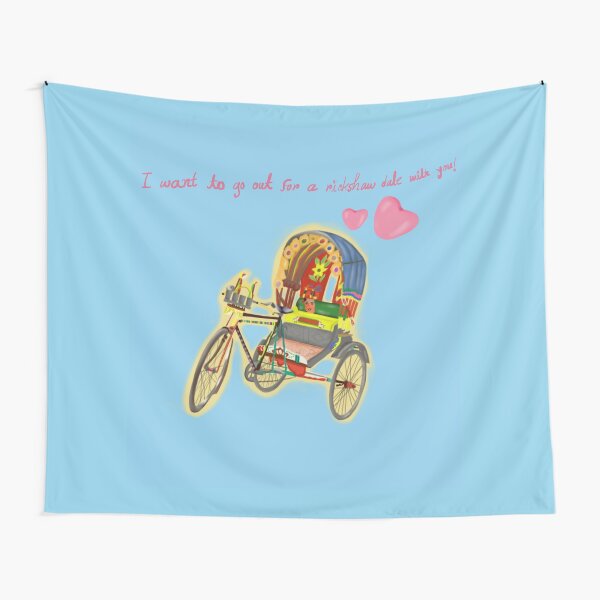 Rickshaw Date Tapestry
