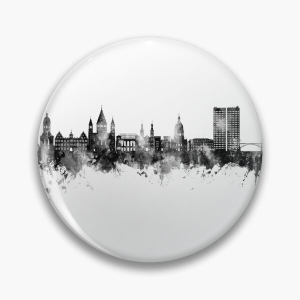 Item preview, Mainz Germany Skyline designed and sold by ArtPrints.