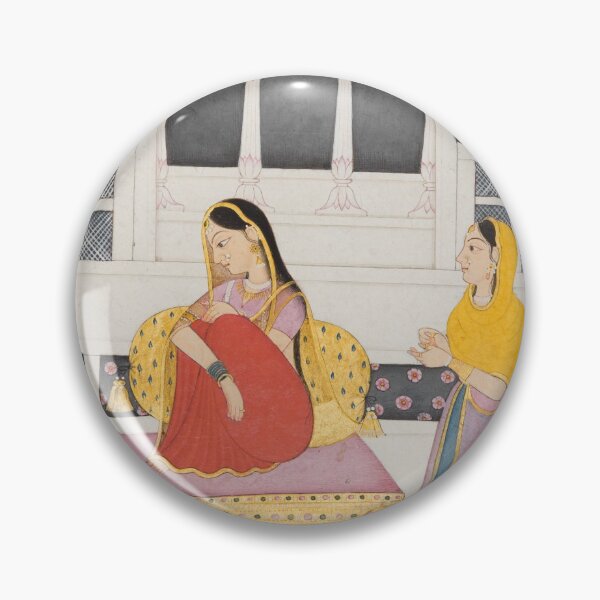Item preview, A Nakiya, probably Proshitaperyasi Nayika designed and sold by HinduArtGallery.