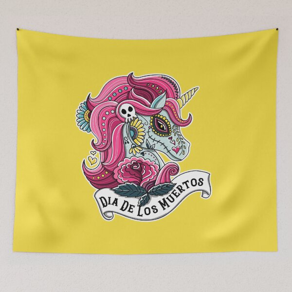 Item preview, Dia De Los Muertos Day Of The Dead Unicorn designed and sold by Hot From Oven.