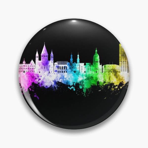 Item preview, Mainz Germany Skyline designed and sold by ArtPrints.