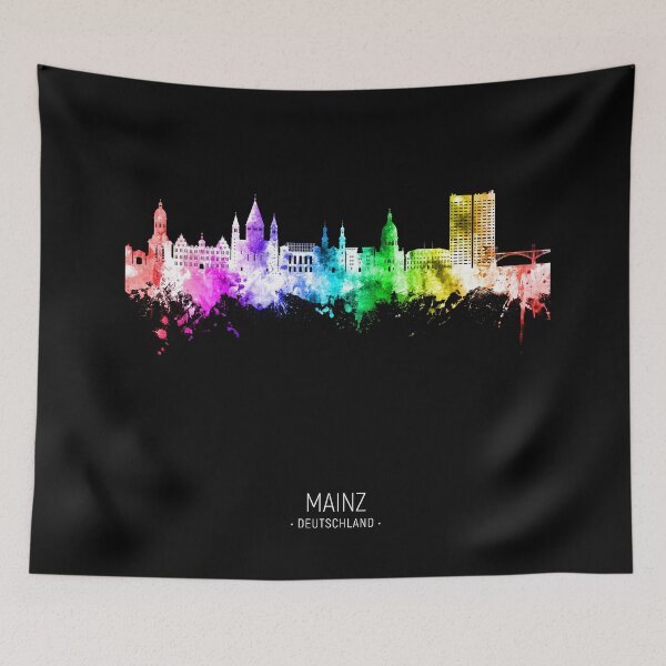 Item preview, Mainz Germany Skyline designed and sold by ArtPrints.