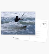 Kitesurfing in the Ocean - Coming Back to Shore Postcards
