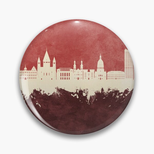 Item preview, Mainz Germany Skyline designed and sold by ArtPrints.