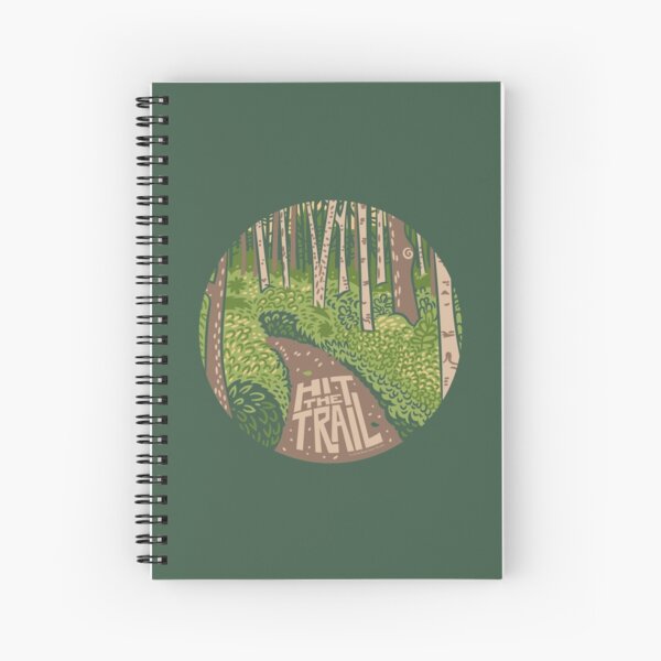 Hit the Trail Spiral Notebook