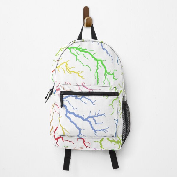 Item preview, Sri Lanka River Basin Map in Rainbow Colours with White Background designed and sold by GrasshopperGeo.