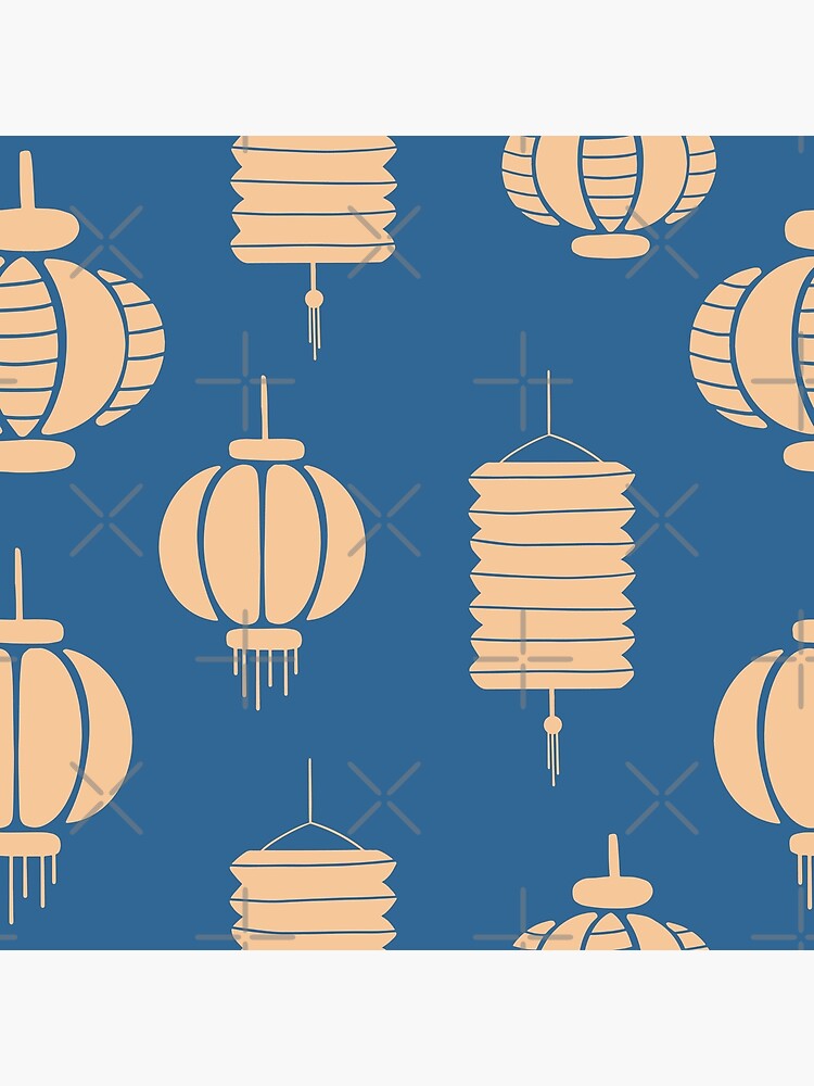 "Japanese Oriental Paper Lanterns" Poster for Sale by TakoyakiTech