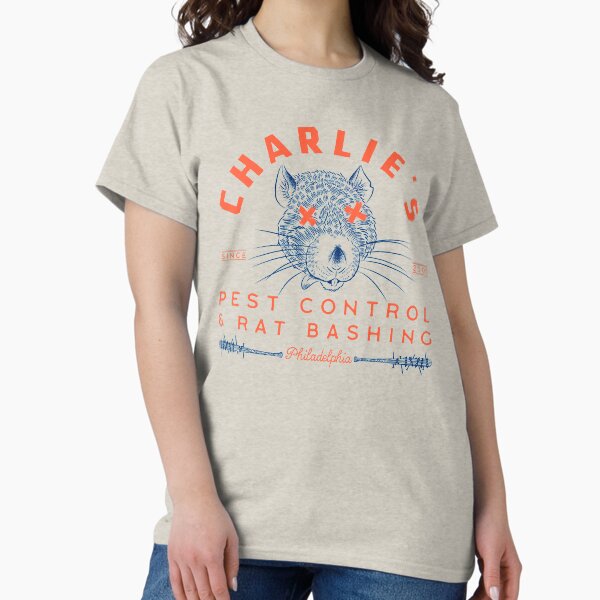 Vista previa del artículo con la obra «Control de plagas de Charlie», diseñado y vendido por CloudMtDesign.