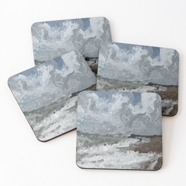 Item preview, Winter Storm on Beach designed and sold by Vclark90.