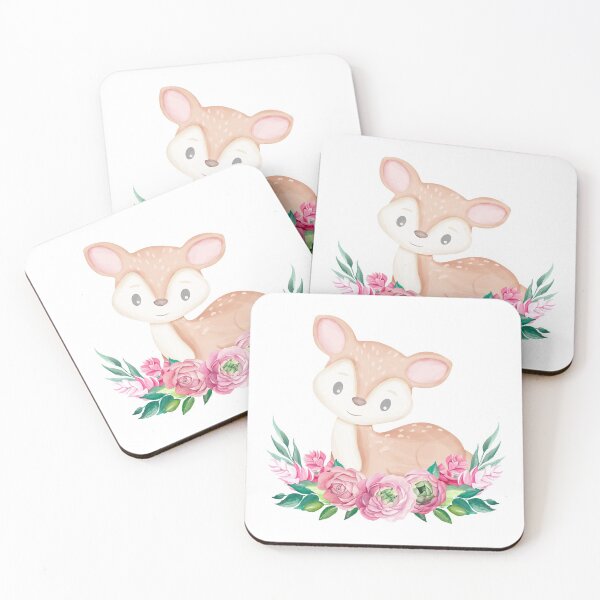 Item preview, Cute Watercolor Deer designed and sold by PinkPerfect.