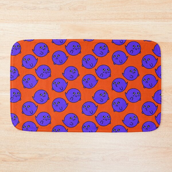 Item preview, Violet & Fire Orange Ghost Pattern designed and sold by Jelly Turnip.