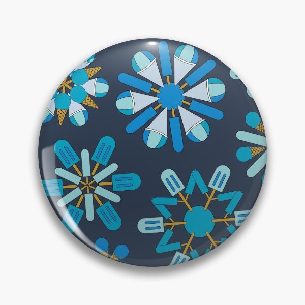 Item preview, Ice Cream Snowflakes designed and sold by PeachPaisleyPro.