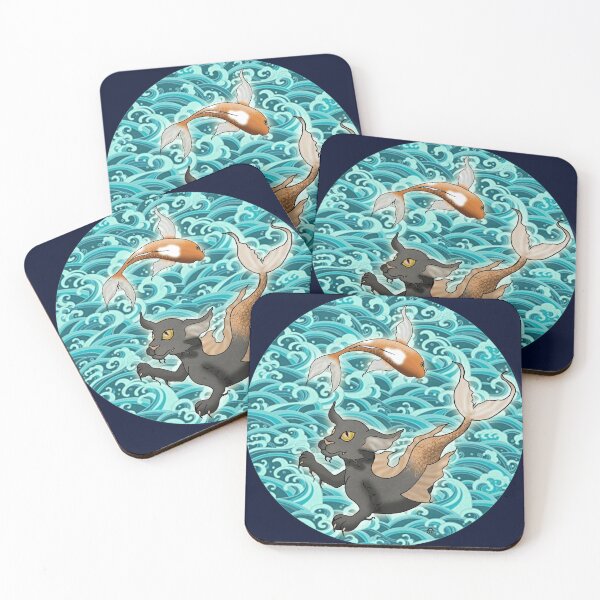 Item preview, Cat fish and koi fish designed and sold by kassandra369.