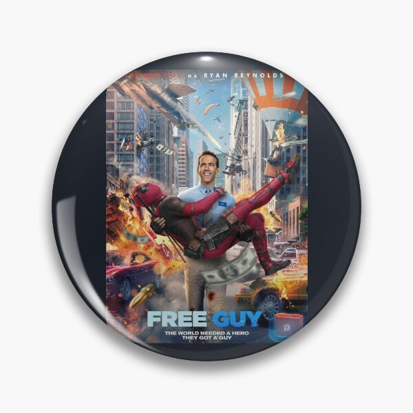 Item preview, Free Guy 2021 Movie designed and sold by HendraxKane.