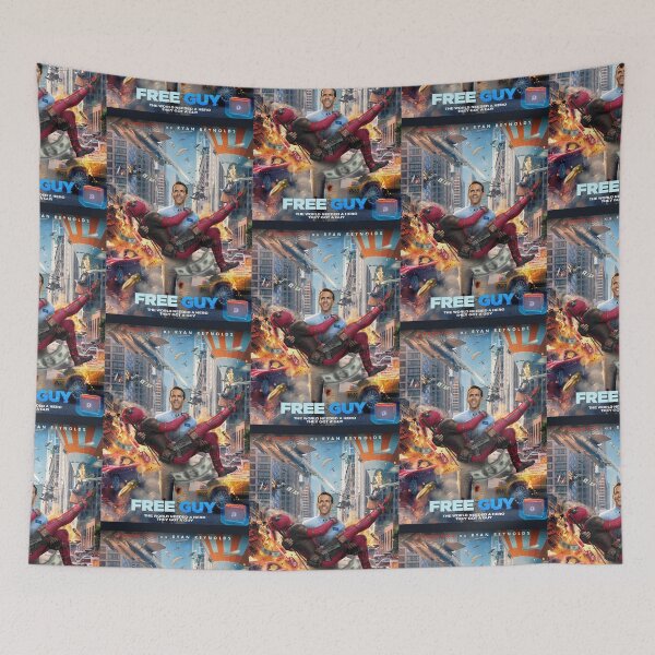 Item preview, Free Guy 2021 Movie designed and sold by HendraxKane.