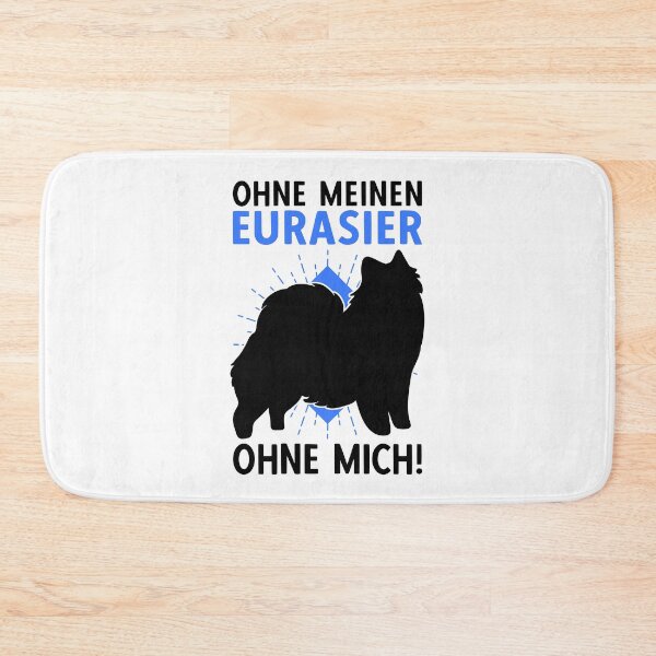 Item preview, Eurasier without me, Asian Spitz family dog designed and sold by madgrfx.